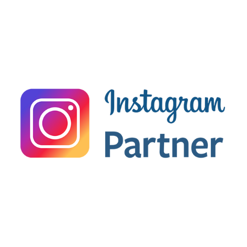 Logo d'Instagram Partner, distintiu de PPER2 com a gestor certificat de xarxes socials