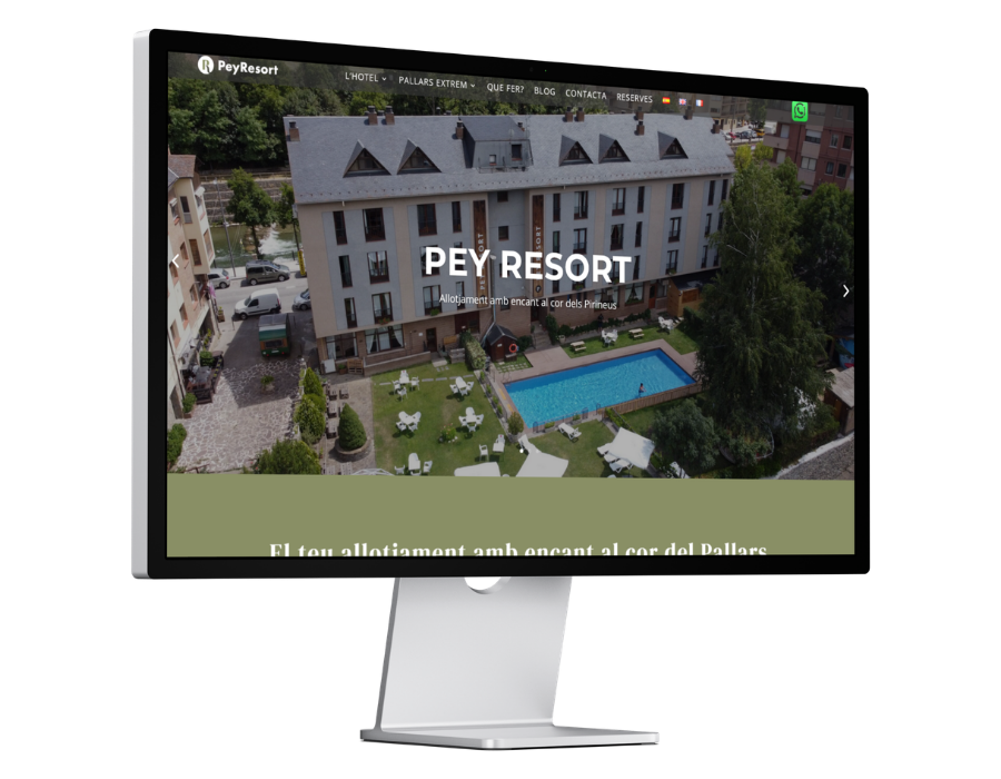 Web de Pey Resort hecha por PPER2